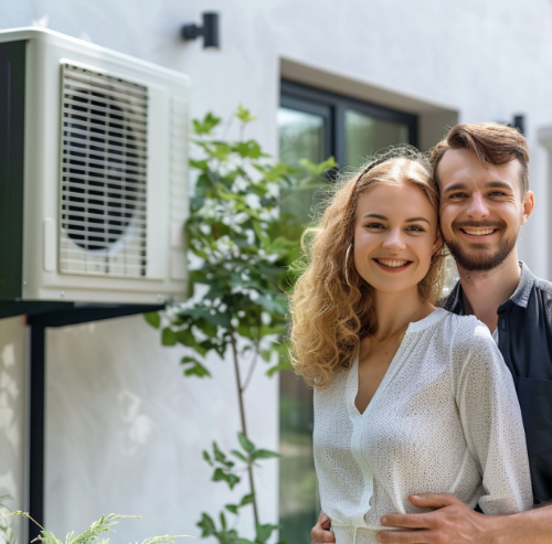 Installation de pompe à chaleur par le Groupe Quetzal